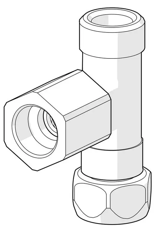 HANSA T-Stück HANSAMIX M14x1 Niederdruck, 59913480, Artikel in Kategorie